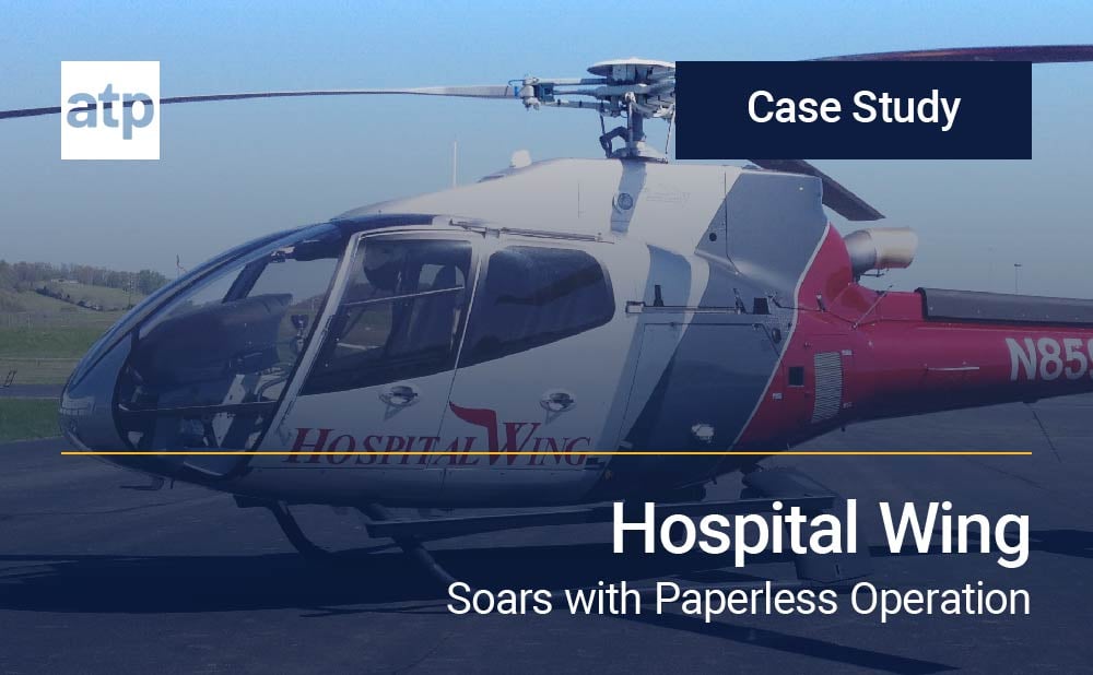 Case study hospital wing soars with paperless operation
